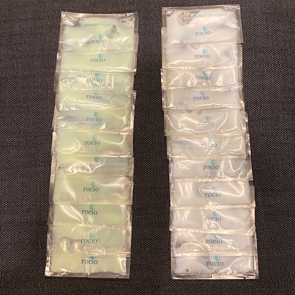 Rocio shampoo body wash travel set